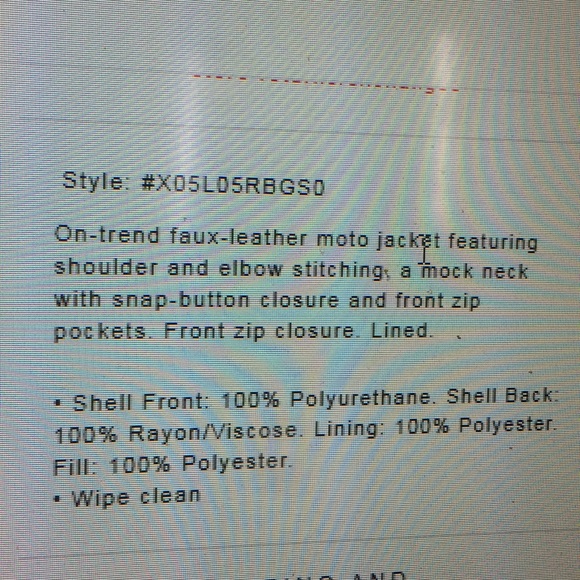 Jace Faux-Leather Moto Jacket - Picture 6 of 6